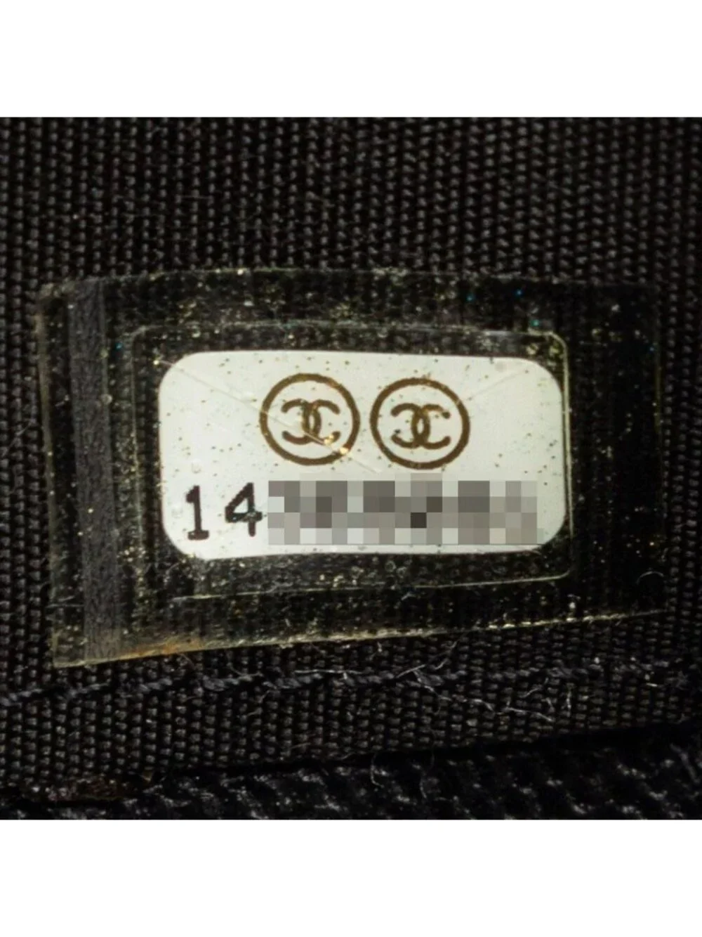 Chanel CC Logo Wallet Black Leather